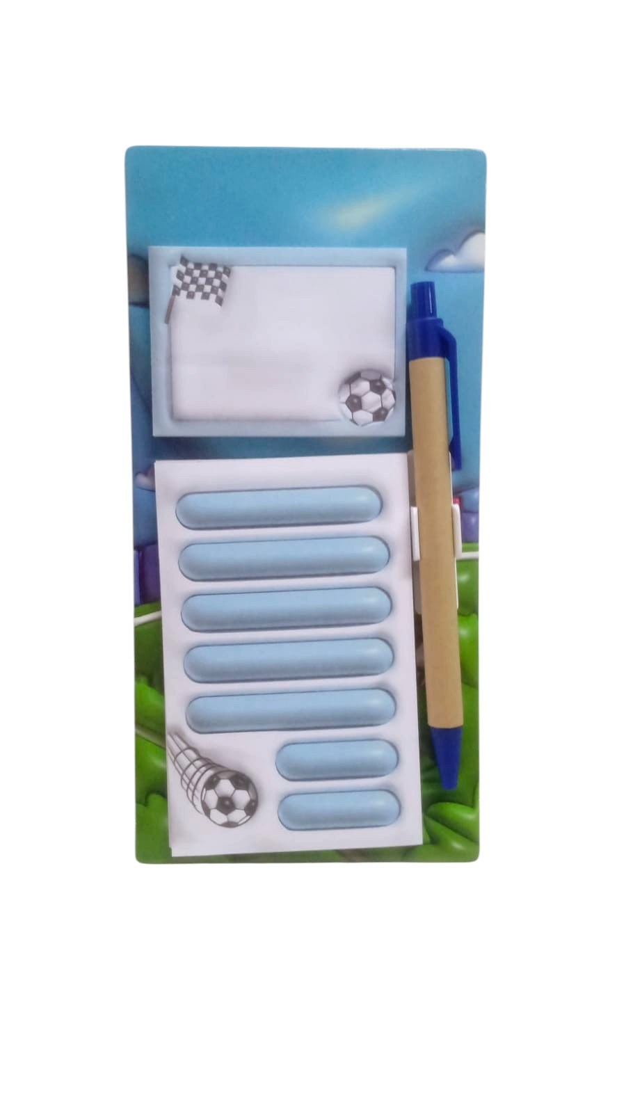 BLOCO ADESIVO MAGNETICO FUTEBOL